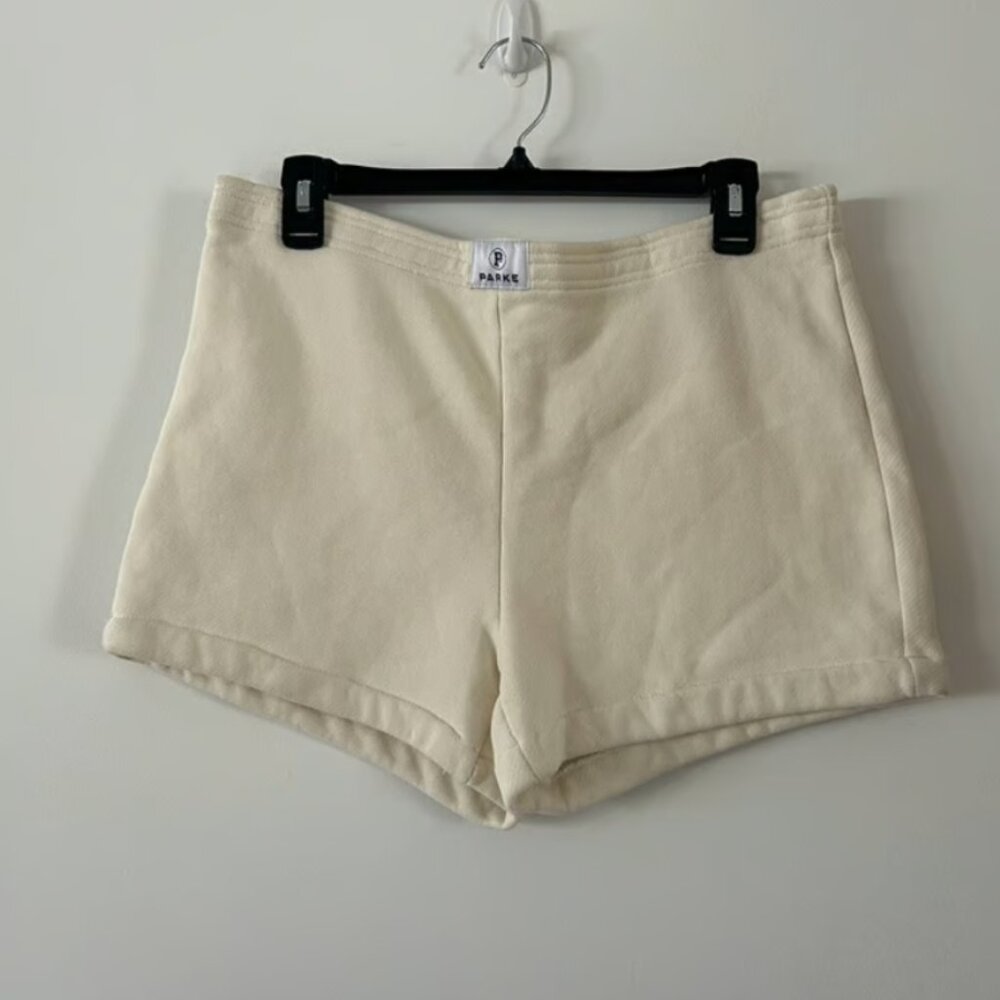 Parke Off White Sweat Shorts Size XL